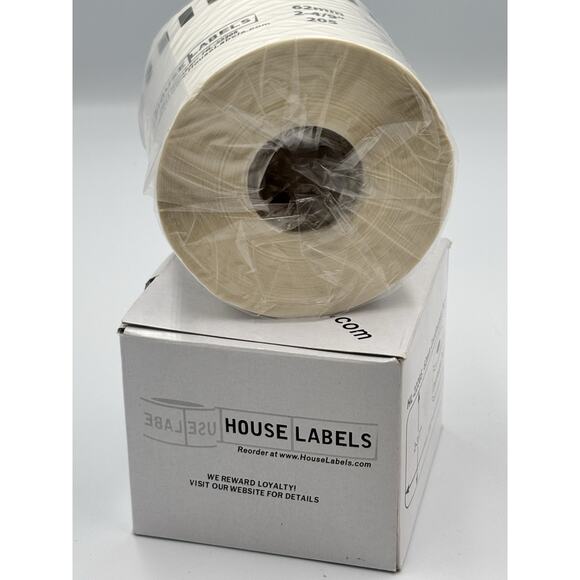 Non-OEM Fits BROTHER DK-2205 Continuous Labels - (1) Roll of 100' + (1) FRAME - Picture 3 of 7